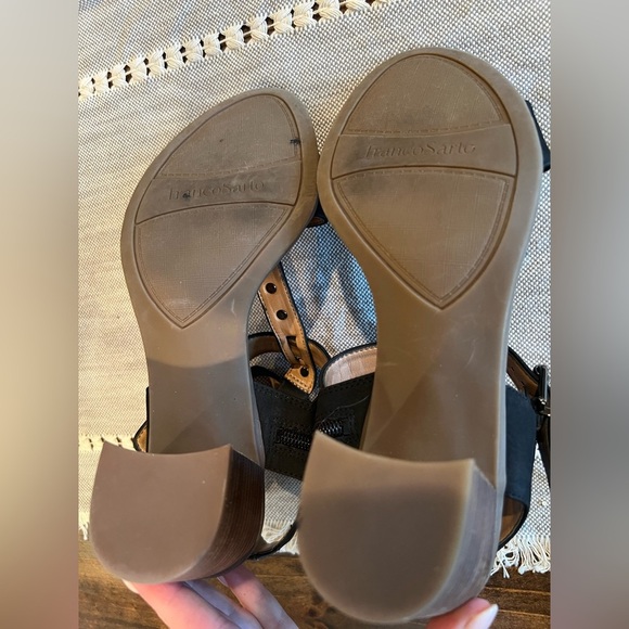 Franco Sarto Haven women’s heeled sandals with zipper, size 8, black, EUC - Picture 6 of 6